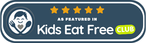 Navy banner — As featured in Kids Eat Free Club